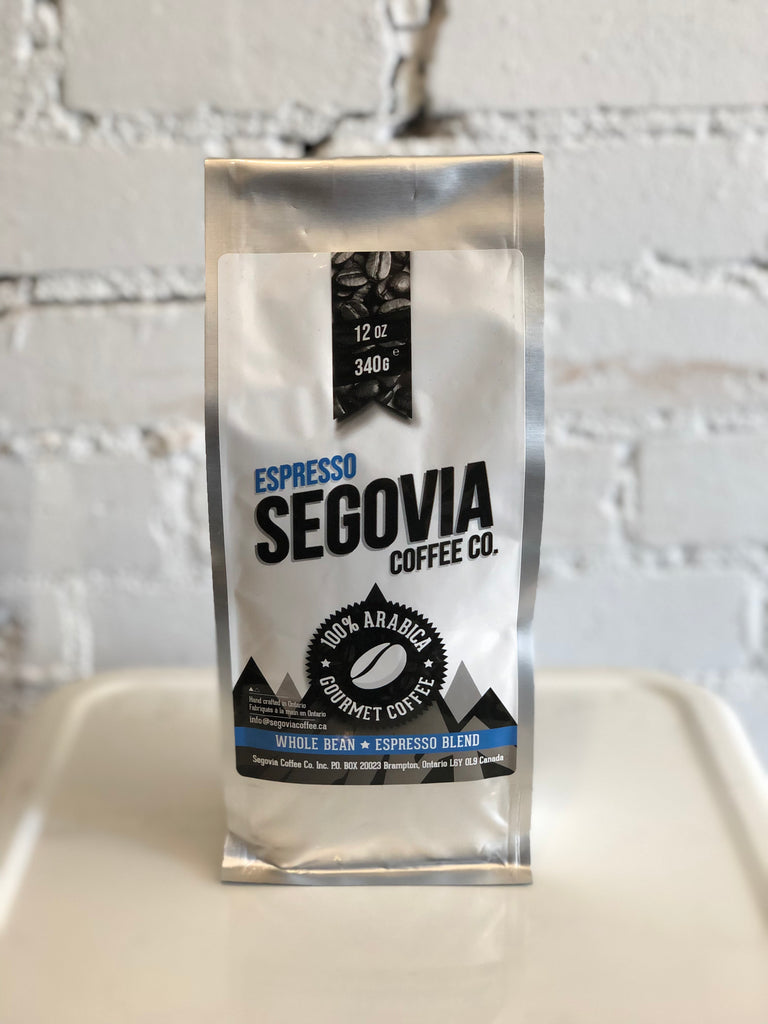 Segovia Espresso - Whole Bean - 12oz Bag