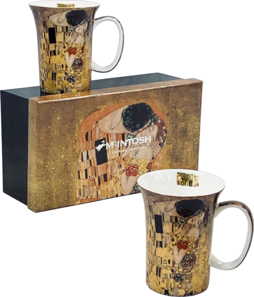 Klimt The Kiss - Set of 2 Mugs