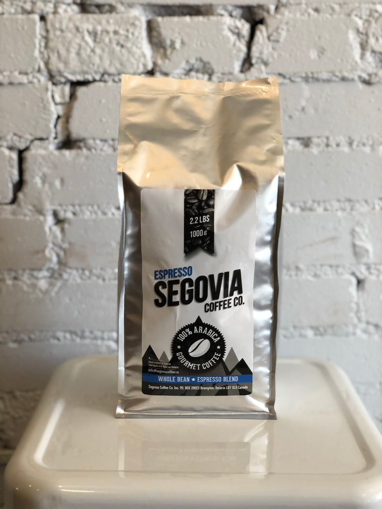 Segovia Espresso - Whole Bean 2.2 lbs (1 kg) BEST VALUE