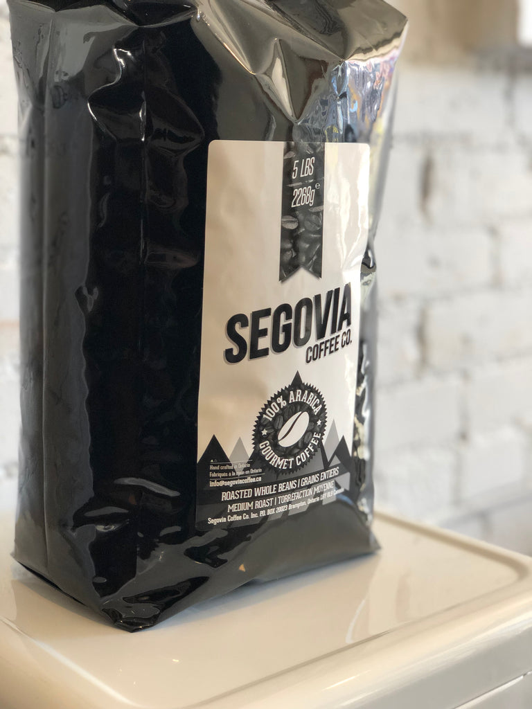 Segovia Coffee - Whole Bean 5 lbs (2.27 kg) BEST VALUE