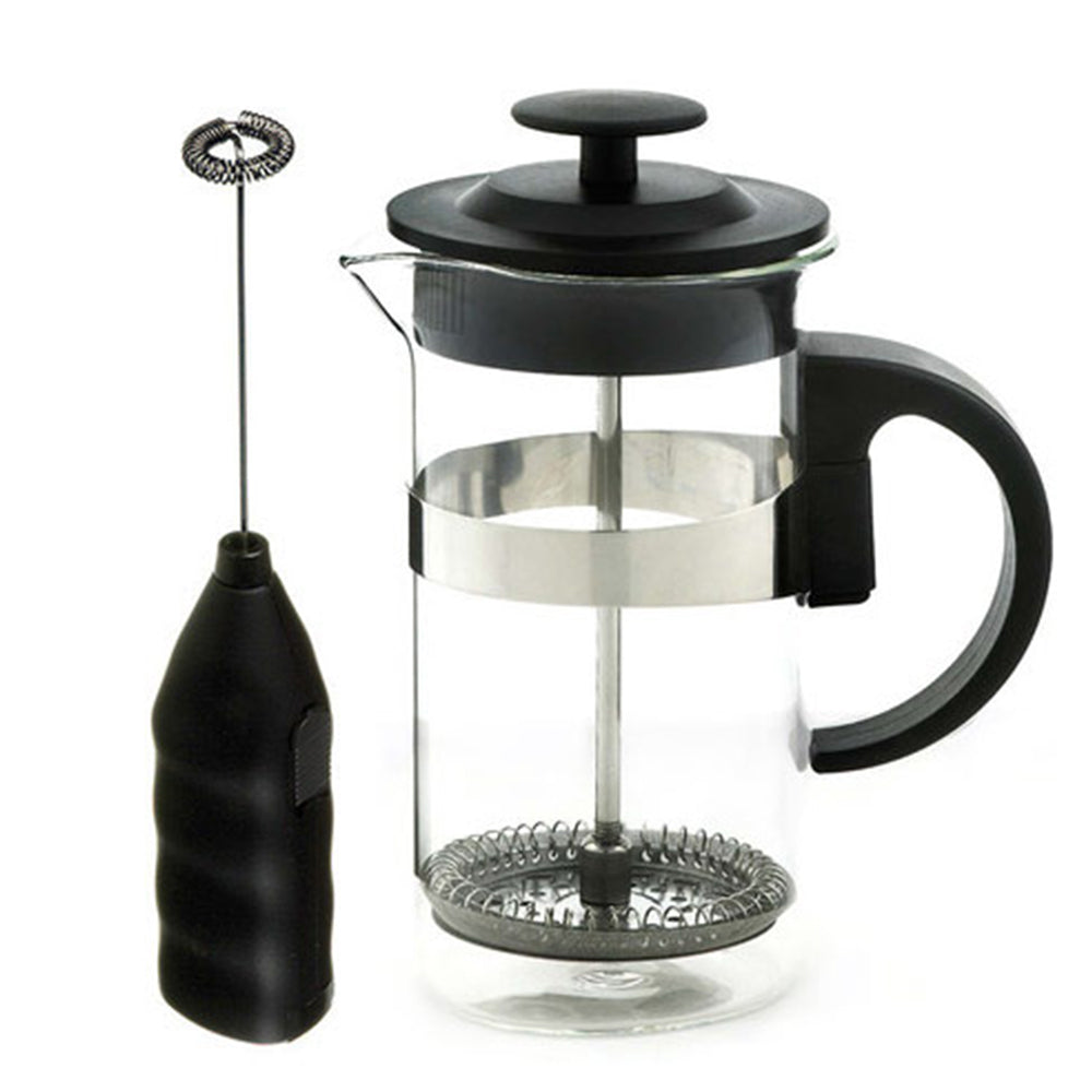 CAFE AU LAIT - French Press and Milk Frother Starter Set