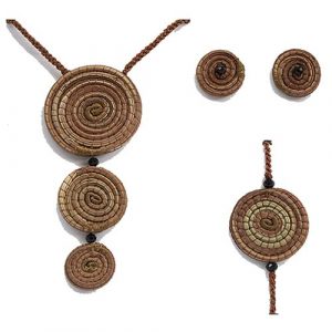 Pine Needle Jewelry Set